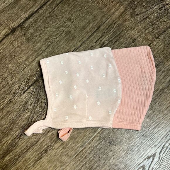 Baby Girls' 2pk Basic Hat - Cloud Island™ Pink 0-6M - Picture 2 of 7